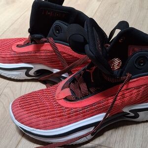 Jordan Black and Red Sneakers